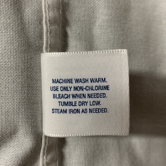 Men’s Stafford white, button up dress shirt.  Size 17. 32/33. - Picture 5 of 6